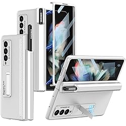Miimall Compatible for Galaxy Fold 3 Case with Pen