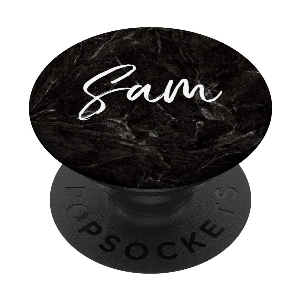Sam Name Gift Personalized Custom Girls Women Cute Samantha PopSockets PopGrip: Swappable Grip for Phones & Tablets