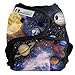Best Bottom Bigger All in Two Diaper Cover | Adjustable Snap Cloth Diapers for Babies | Eco Friendly Reusable Diapers with Waterproof Gussets | Newborns Thru Toddlers 10-45+ Lbs. (Far Far Away)