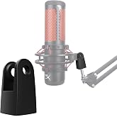 SUNMON HyperX QuadCast Microphone Mount Adapter for Hyper x QuadCast, Replacement Kit for HyperX QuadCast S Mount Adapter，Mic Arm Adapter for 3/8 "HyperX QuadCast Boom Arm