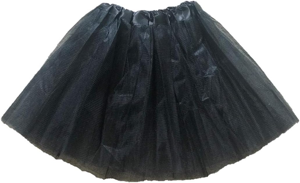 Matissa New Ladies Girls Women Tutu Skirt Skirts Dress Up Fancy Dress Party Hen Party (Black)