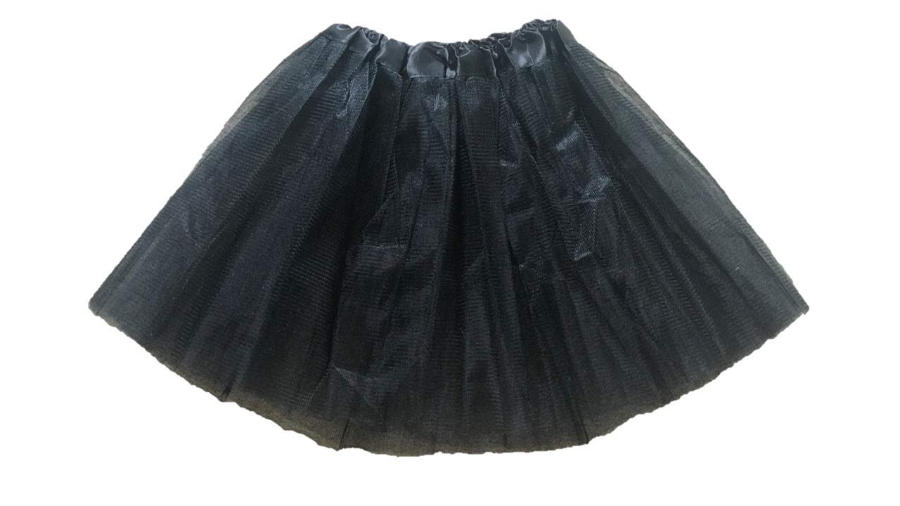 Matissa New Ladies Girls Women Tutu Skirt Skirts Dress Up Fancy Dress Party Hen Party (Black)