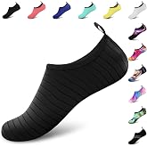 VIFUUR Water Shoes for Men Women Barefoot Quick Dry Aqua Socks Slip On | Lightweight, Breathable Upper, Flexible Sole, Drainage Design, Easy Slip-On Fit for Water Activities