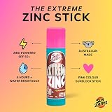 Sun Zapper Pink Zinc Stick SPF 50+ Mineral Sunscreen Face Block view 2