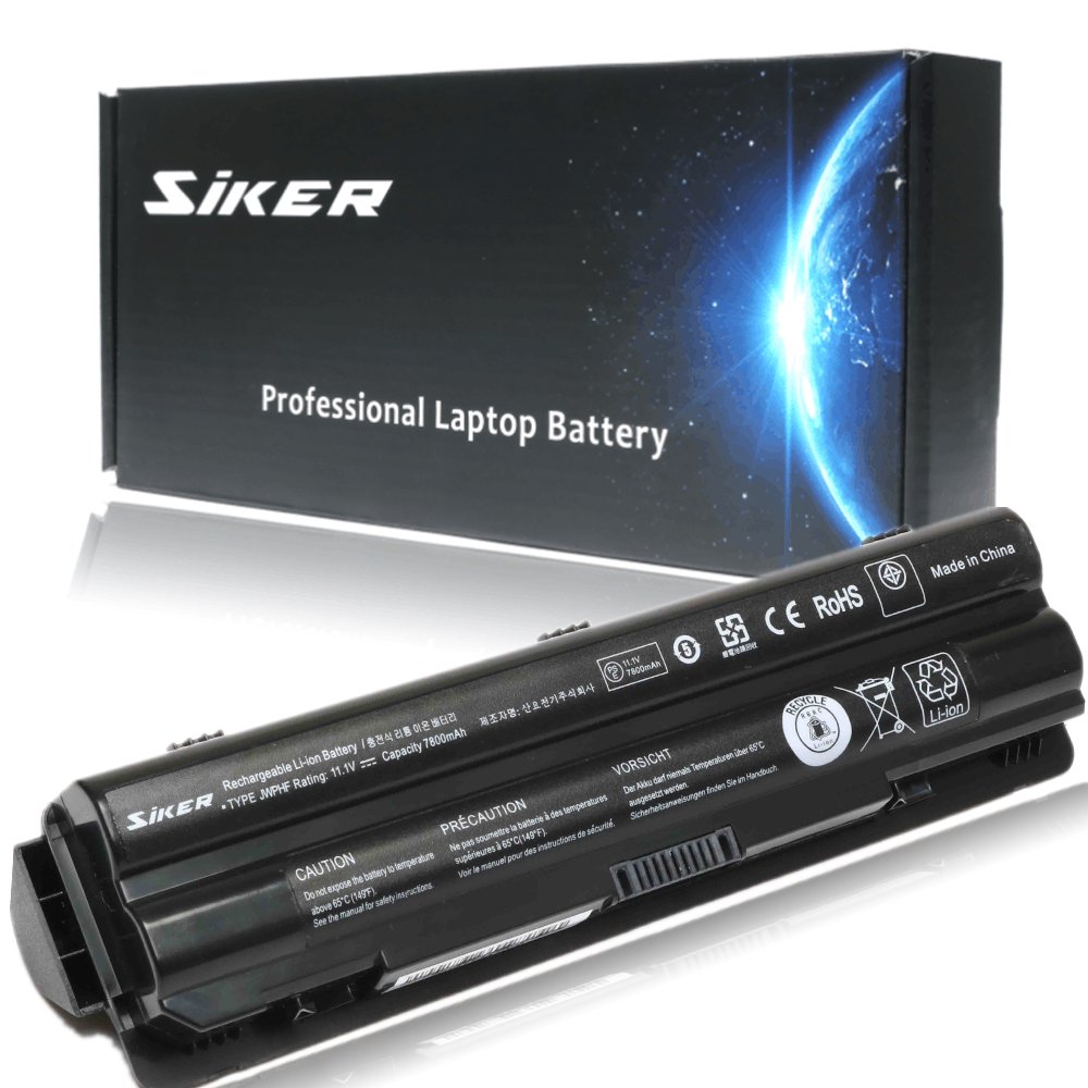SIKER 9CELL New Laptop Battery for Dell XPS 14 (L401X)/15 (L501X)/15 (L502x)/17  (L701X)/L702X Laptops; Part Numbers: 312-1123 312-1127 453-10186 J70W7  JWPHF ...