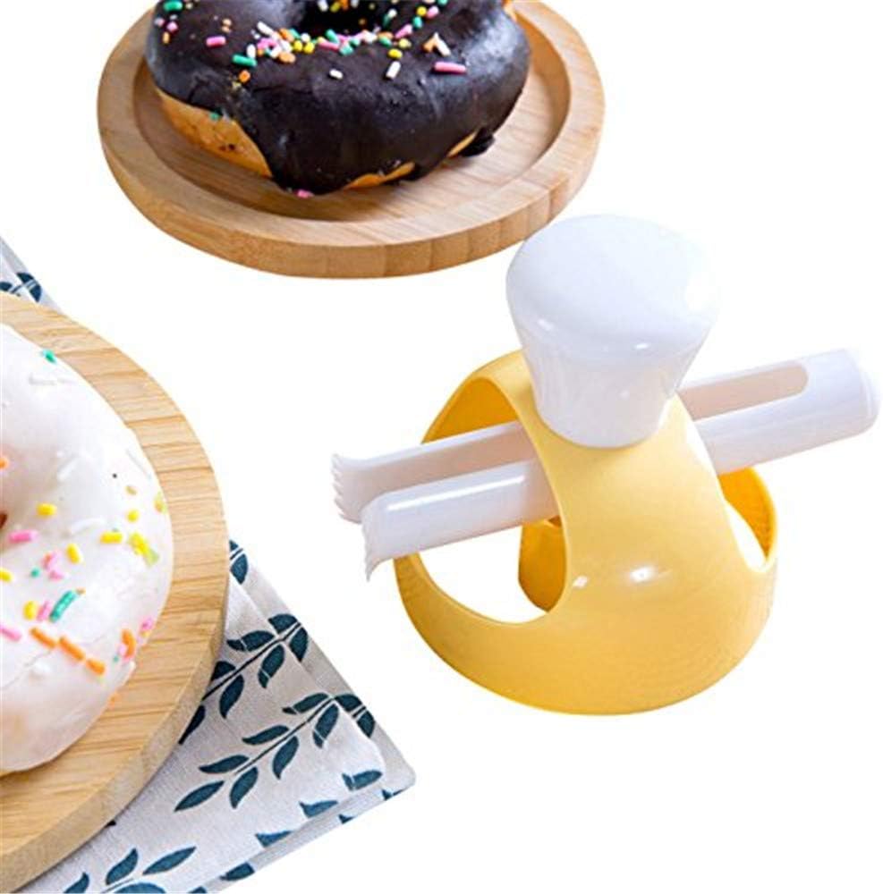 Doughnut Mould with Dipping Clip DIY Cookie Cake Bread Desserts Bakery Cutter Mold Kitchen Baking Tools Donuts Maker