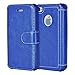 iPhone 4s Case Wallet,Mulbess [Layered Dandy][Vintage Series][Blue] - [Ultra Slim][Wallet Case] - Leather Flip Cover With Credit Card Slot for Apple iPhone 4s / iPhone 4