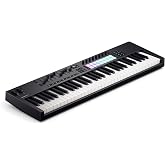 Novation Launchkey 61 MK4 USB MIDI Keyboard Controller | USB-C, 61 Semi-Weighted Keys, 16 Pads w/ Polyphonic Aftertouch, 9 Faders, Pitch/Mod Wheels, OLED Display, Scale &amp; Chord Modes