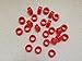 Large Type Dental Silicone Instrument Color Code Rings red Color 25pcs/Bag
