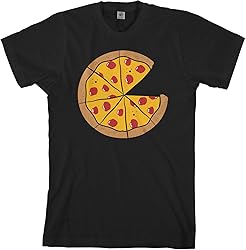 Pizza Pie with 7 Slices | Dad Father Men's T-Shirt