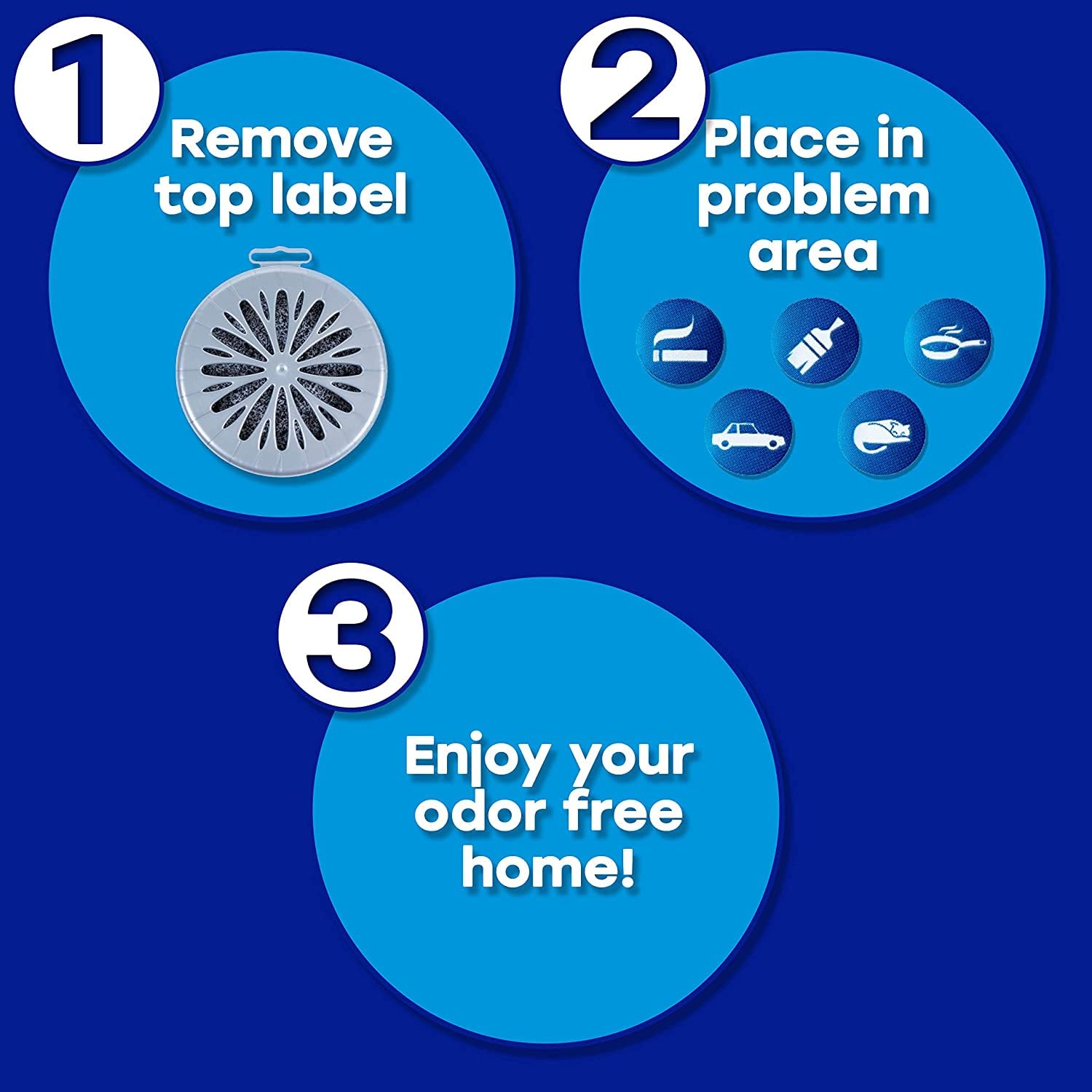 Odor Genie - Odor Eliminator with Wild Berry Fragrance - 8 oz, (FG69H)