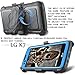 COVRWARE LG K7 / Tribute 5 / Escape 3 / Treasure / Phoenix 2 [Aegis Series] Heavy Duty Dual-Layer Full-body w/ Built-in [Screen Protector] Rugged Holster Armor Case & [Belt Clip][Kickstand], Blue