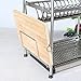 NEX Dish Rack Stainless Steel Two Tier Draining Rack Rustless Storage Rack Lacquer Kitchen Supplies Drying Frame