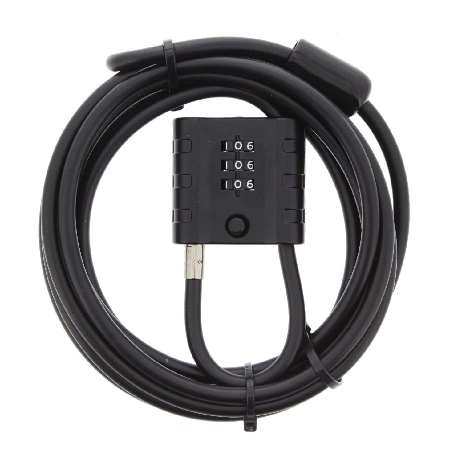 BURG-WÄCHTER Snap+Lock 300 Chain Lock with Built-in Combination, 3 Metres, Black, Versatile, 725 300