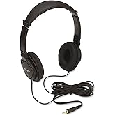 Kensington Hi-Fi On-Ear Headphones with 9-Foot Cord, 3.5mm Jack Headset (K33137)