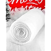 TOYPOPOR Christmas Snow Blanket Roll, 2.62 x 8 ft Winter White Faux Mat, Artificial Thick Soft Fake Snow for Christmas Tree Decor, Village Holiday Display