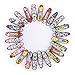 Sakiyr 24pcs Mini Finger Skateboard Unique Fingerboards Kids Toy Collection