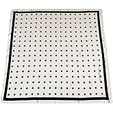 Myneiyi XL 43 Inch Extra Large Square Scarf Fashion Scarves Silk Feeling Hair Scarf Wrapping Scarfs Night Sleeping Headscarf