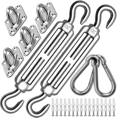 Morzejar M8 Heavy Duty Shade Sail Fixing Kit 304 Stainless Steel