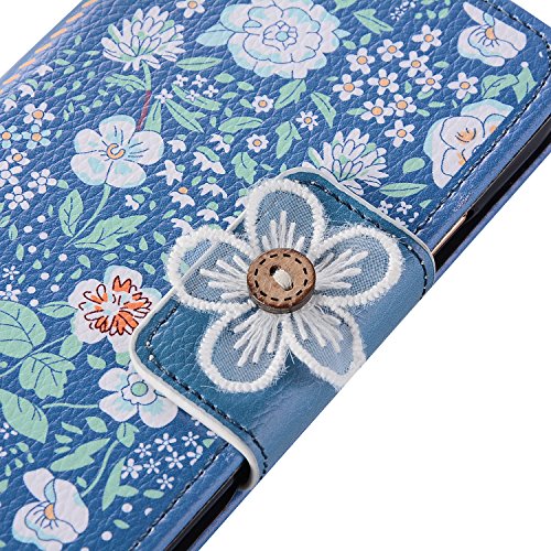 image for iPhone 8 Women Case, iPhone 7 Case, DMaos Luxurious 3D Flower Ball Fli