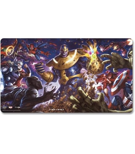 Amazon.com: Gamegenic Marvel Champions Iron Man Game Mat | Slip