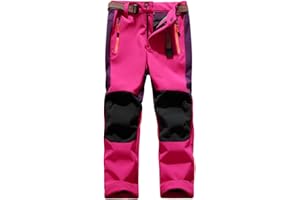 Jessie Kidden Kids Boys Girls Youth Waterproof Hiking Ski Snow Pants Elastic Waist Warm Insulated Pants