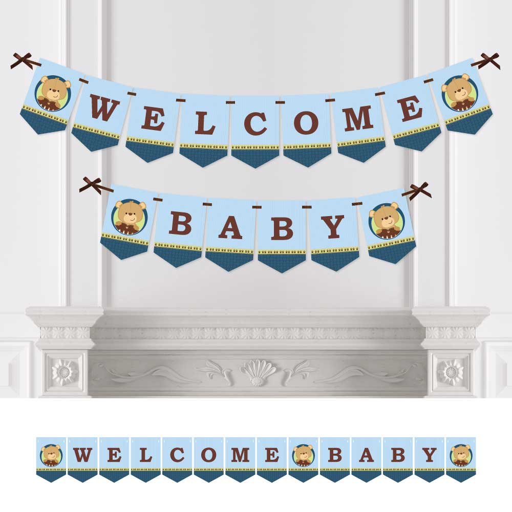 Amazon Com Big Dot Of Happiness Baby Boy Teddy Bear Baby Shower Amazon Com Big Dot Of Happiness Baby Boy Teddy Bear Baby Shower