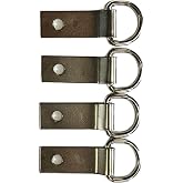Set of 4 pcs Saddle Repair 1 1/2" Clip &amp; Dee 5/8" D Ring