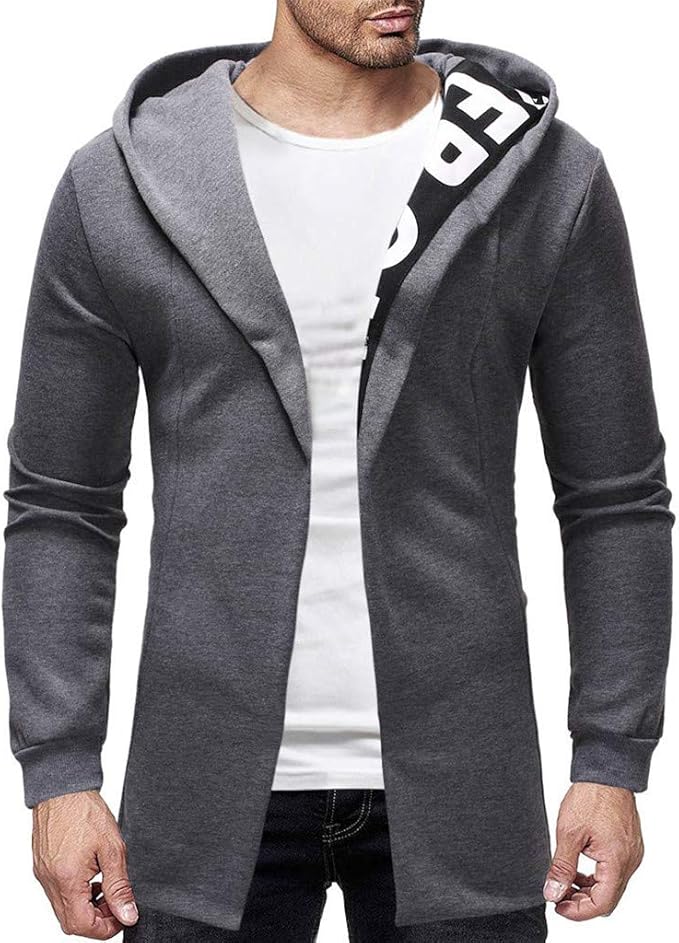Hooded Sweatshirt Mens Sweatshirt Hoodies Hooded Cardigan Unique