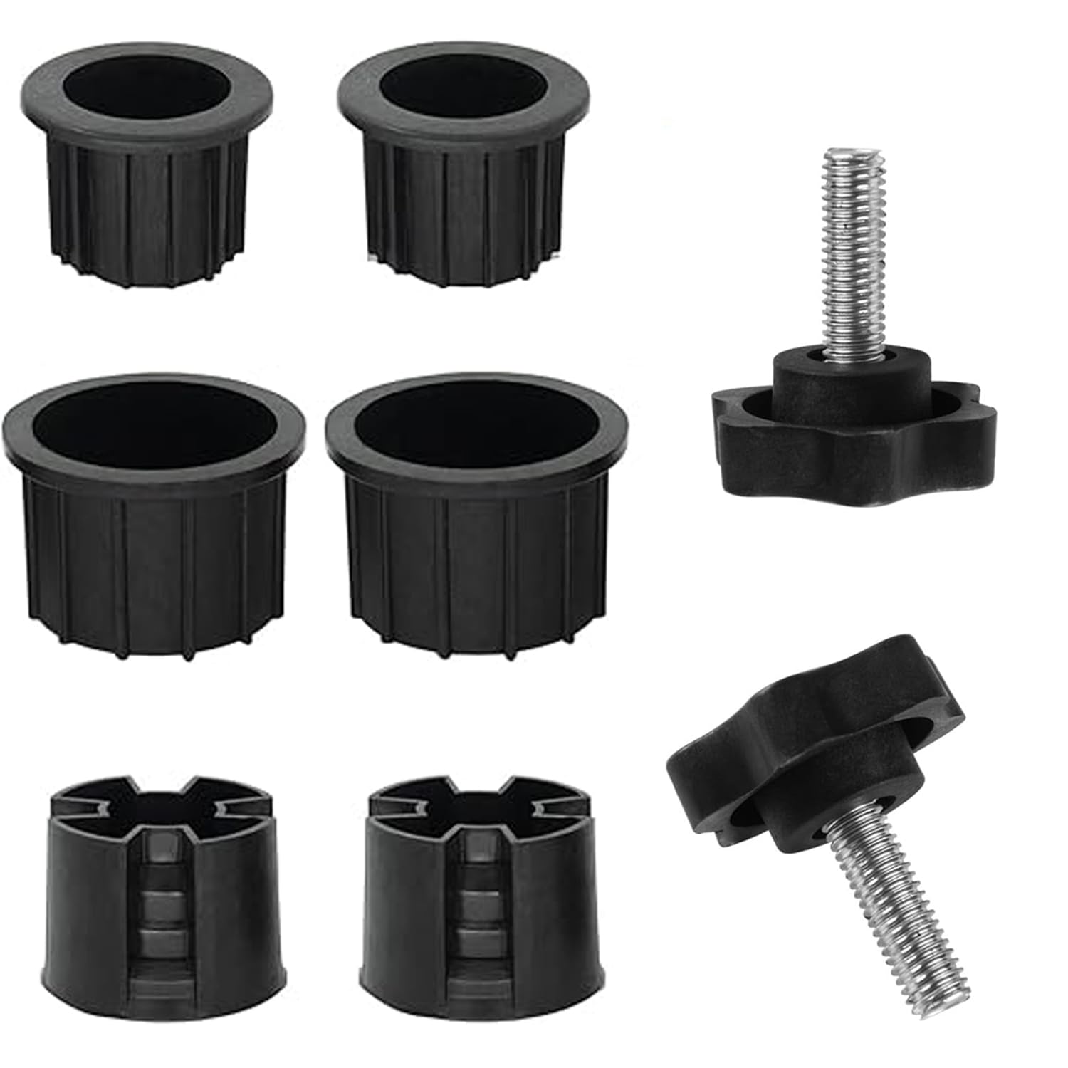 Ompinda Patio Umbrella Base Stand Stabilizer Sleeve, 8 Pcs Outdoor Umbrella Base Replacement Parts Parasol Umbrella Hole Ring Plug Cover for Umbrella Pole