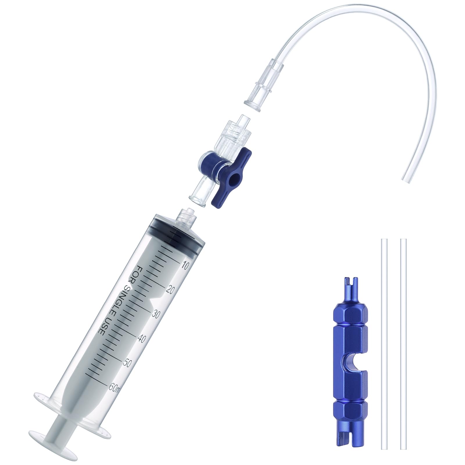 Photo 1 of COTOUXKER Tubeless Sealant Injector, Bike Tire Sealant Injector Syringe 2 Ounces with Valve Core Removal Tool for Bike