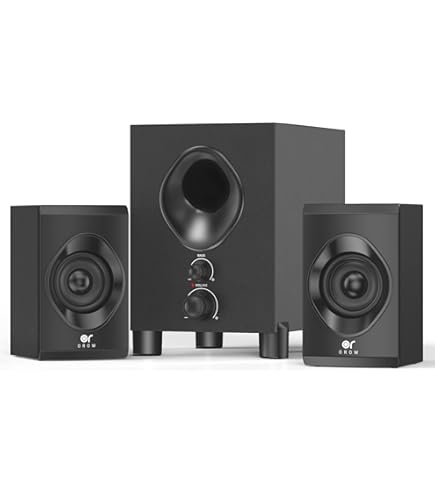 Amazon.com: RECCAZR SP2040 Surround Computer Speakers with Deep