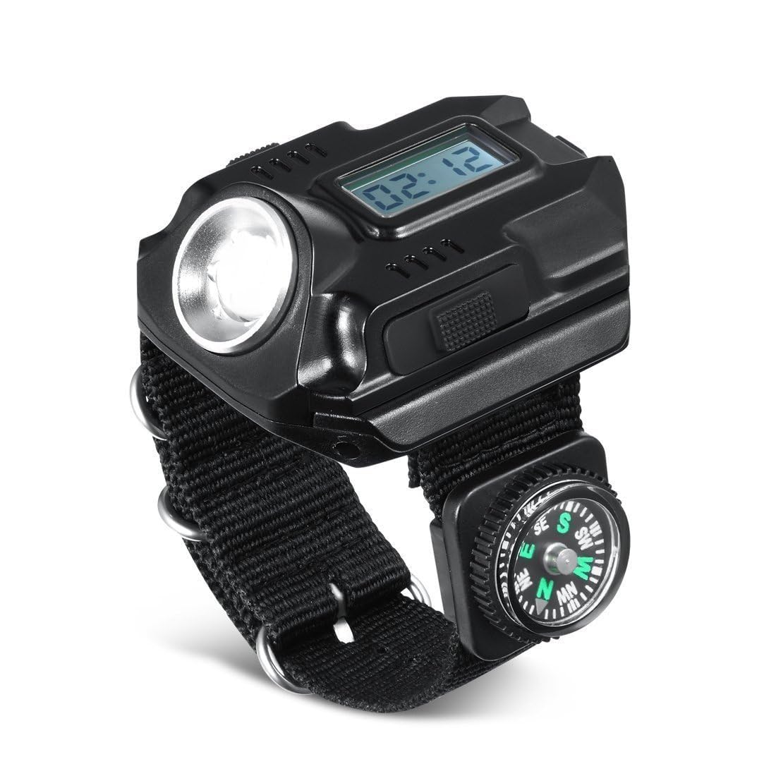 Photo 1 of * no LED light *SUNDERPOWER Portable Rechargeable Wrist Light - Waterproof LED Tactical Flashlight