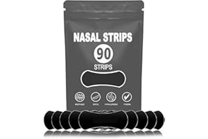 CENLOMAT Nose Strips for Breathing (90 Count),Nasal Strips for Snoring,Breath Strips,Nose Strips,Nose Opener for Breathing Sleep,Oil & Sweat Proof High-Adhesive Patch,Better Sleep & Anti Snore,Gentle On Skin