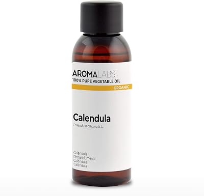 Aroma Labs Organic Calendula Infused Oil 50mL Cosmos Certified Pure Natural