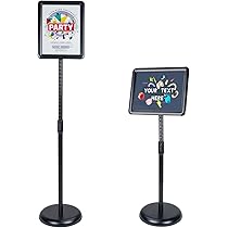 Table Runner And Placemats Set Adjustable Floor Sign Holder - Heavy ...