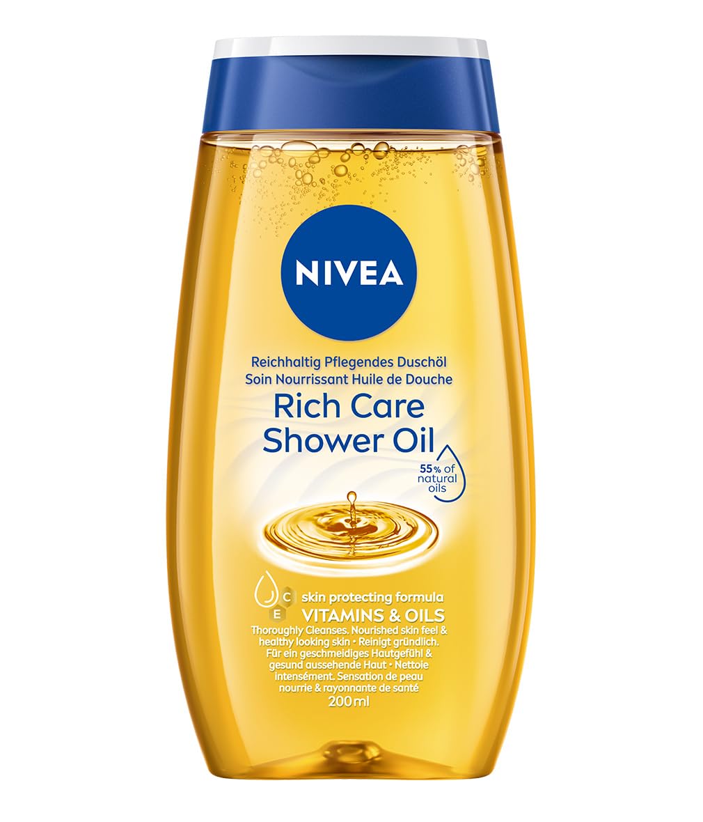 NIVEA Natural Shower Oil with Natural Oils 200ml