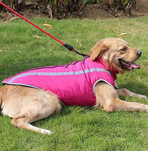 Idepet Waterproof Dog Coat Winter Warm Jacket,Windproof Pet Clothes Dog Jacket Outfit for Small Medium Large Dogs with Harness Hole XL-6XL - Image 4