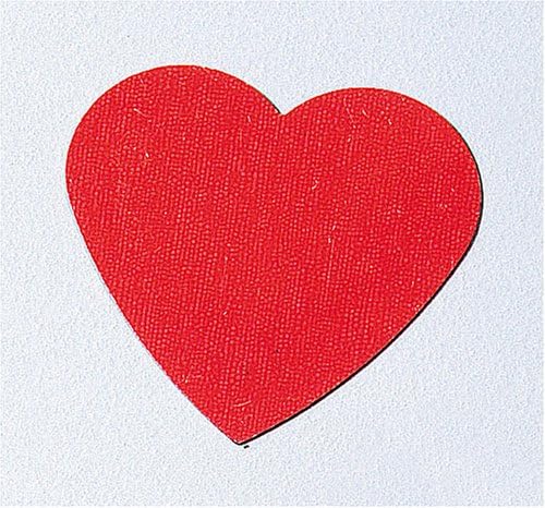 Knorr Prandell 8097216 1 cm Decoration Hearts, Pack of 1, Red
