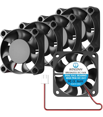 2-Pack 40mm Blower Fan – 4020 Turbo Cooling 5V/12V/24V For 3D Printer – 2-Pin With Screws & Nuts