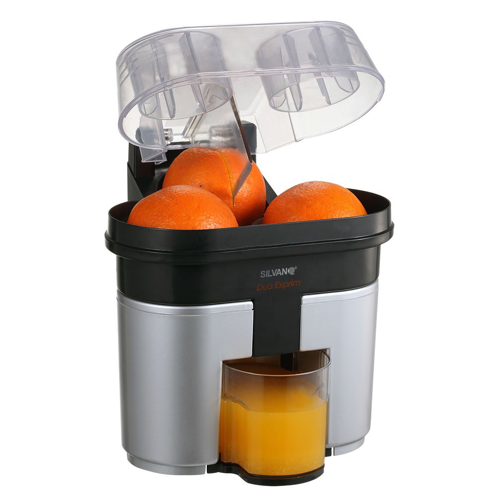 Exprimidor eléctrico con cortador y doble cono de exprimido DUO EXPRIM Gris