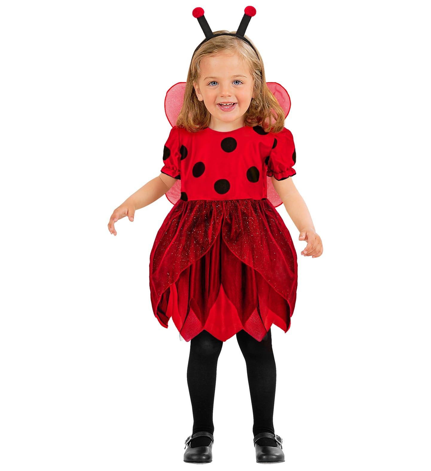 Widmann-Ladybugs Costume for Children, Multicoloured, 98 cm / 1 2 Years, 49328