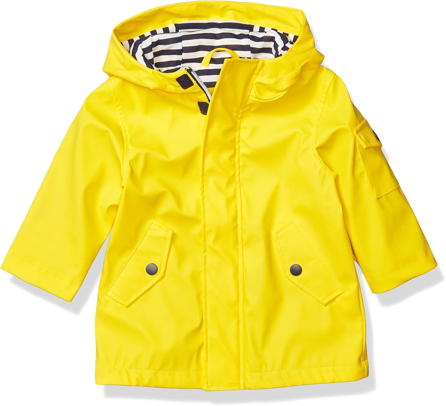 iXtreme Baby Boys Hooded Waterproof Rain Slicker Jacket, Yellow, 24M