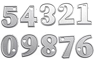 Dies for Card Making, 0-9 Numbers Cutting Dies DIY Scrapbooking Paper Cards Decor Punch Stencil
