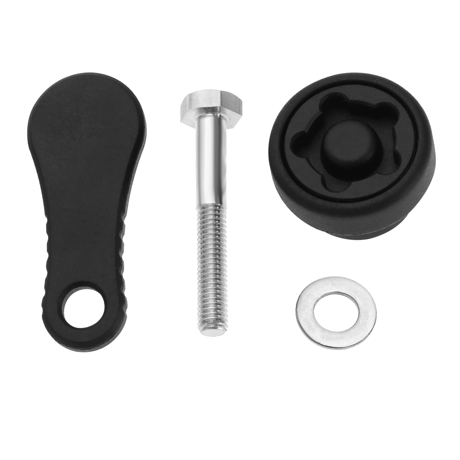 VGOL 1 Set Anti Theft Lock Security Knob Kit Mount Holder Anti Theft Key Lock Knob for Motorcycle Mobile Phone Navigation Bracket Compatible with RAM Socket Mounts