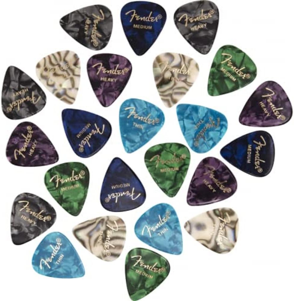 Fender 351 Shape Premium Picks 24 Colorful Multi Colour