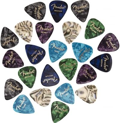 Fender 351 Shape Premium Picks 24 Colorful Multi Colour