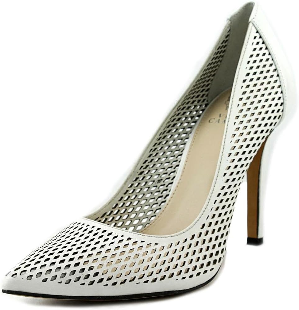 vince camuto white heels