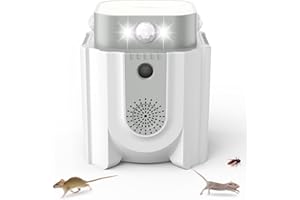 Endbug Ultrasonic Mouse Mice Rodents Repeller Indoor with PIR Motion Sensor & Strobes & Frequency Conversion Ultrasound, Pest Repeller Indoor for House, Attic, Garage, Basement