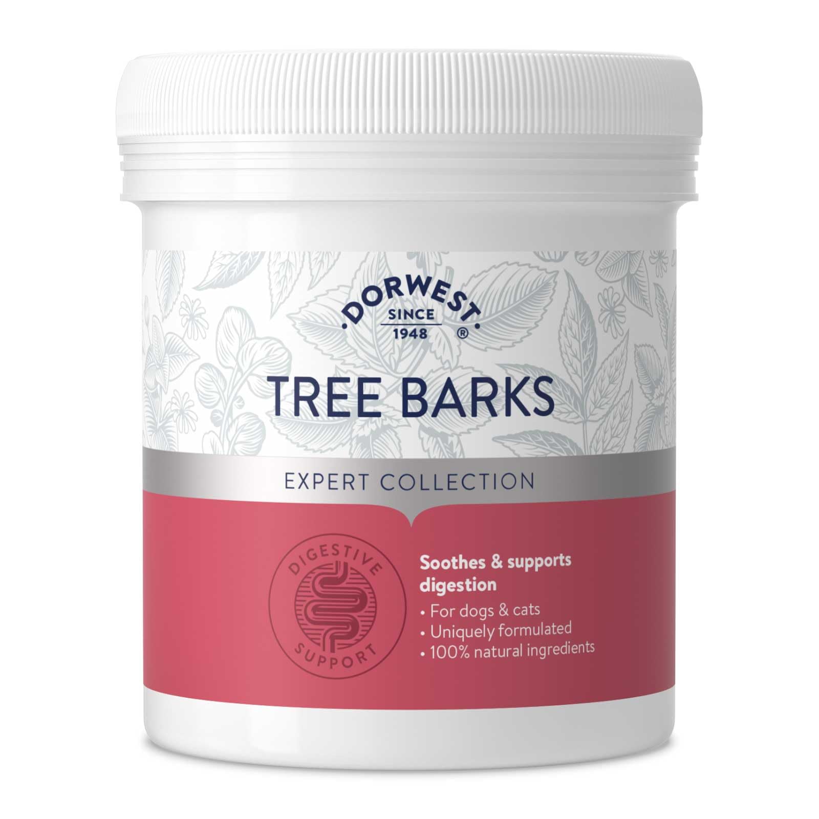 Dorwest Tree Barks Powder for Dogs and Cats, 400g, Slippery Elm Powder – Soothes Digestion & Upset Tummies, Eases Discomfort, Natural Formula
